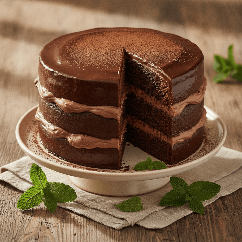 Chocolate Fudge Layer Cake
